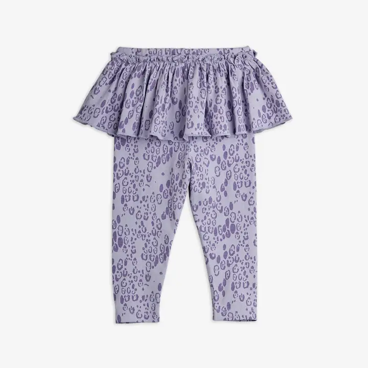 Mini Leopard Skirt Baby Leggings