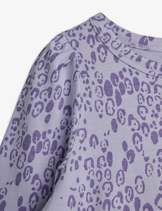 Mini Leopard Long Sleeve Dress