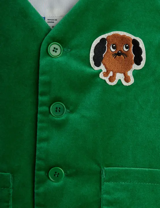Doggie Patch Velvet Waistcoat