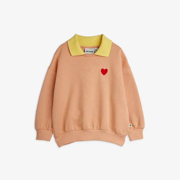 Heart Collar Sweatshirt