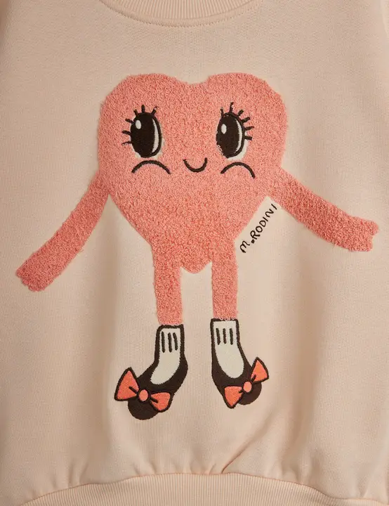 Heart In Shoes Chenille Sweatshirt