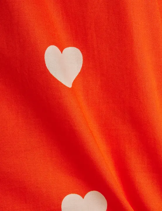 Hearts Woven Long Sleeve Shirt