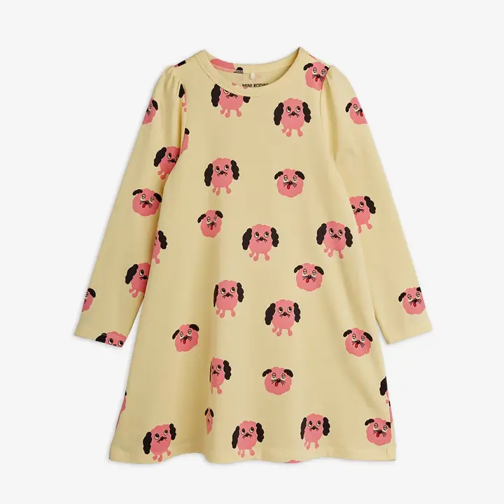 Doggies Long Sleeve Dress