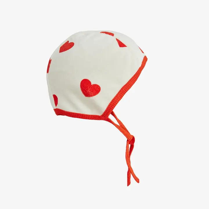 Hearts Velour Baby Helmet