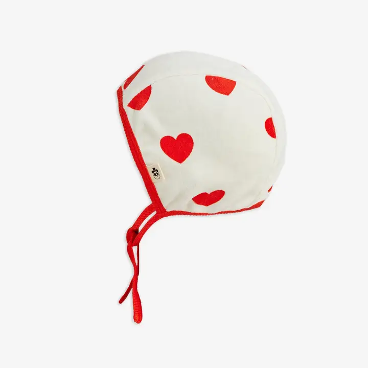 Hearts Velour Baby Helmet