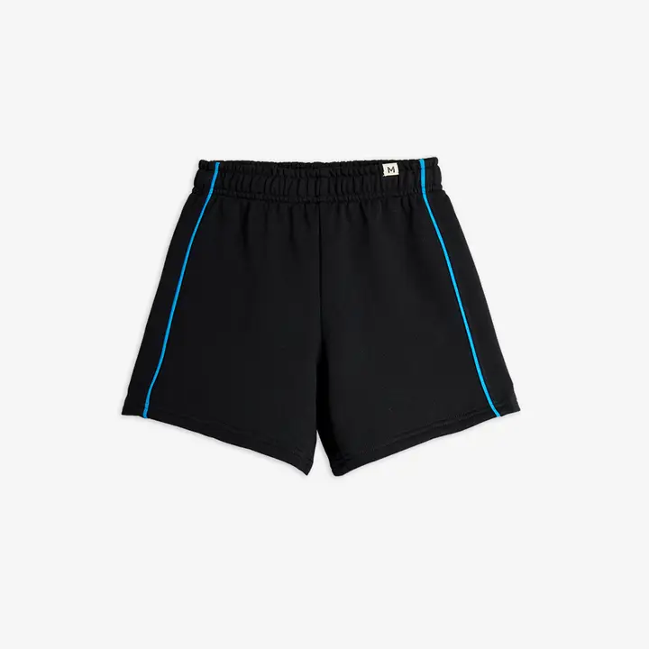 Plain Contrasting Piping Sweatshorts