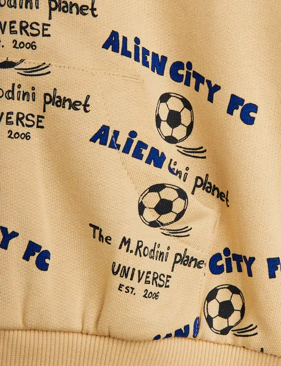 Alien City FC Print Zip Hoodie