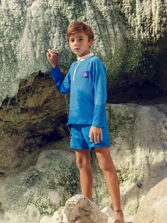 Travel Agency Patch Swim Pants