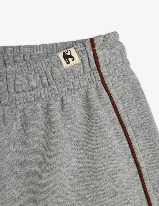 Plain Contrasting Piping Sweatshorts