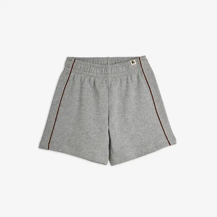 Plain Contrasting Piping Sweatshorts