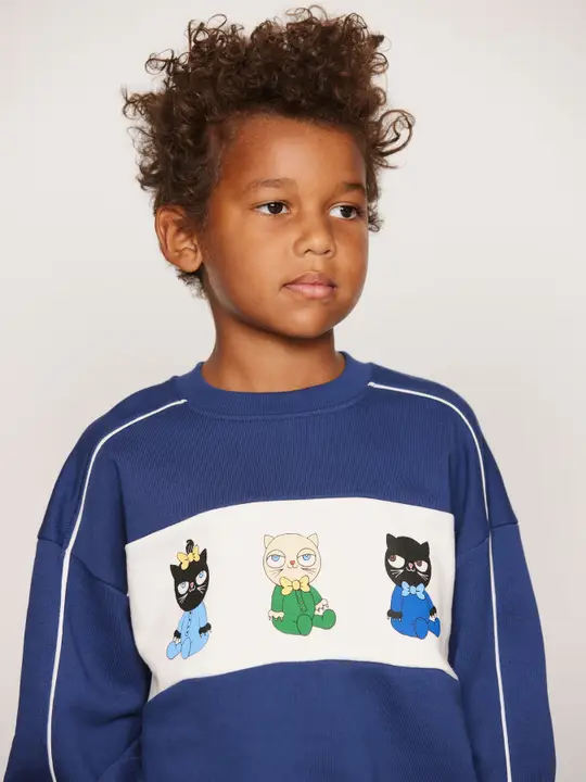 Minibabies Panel Sweatshirt