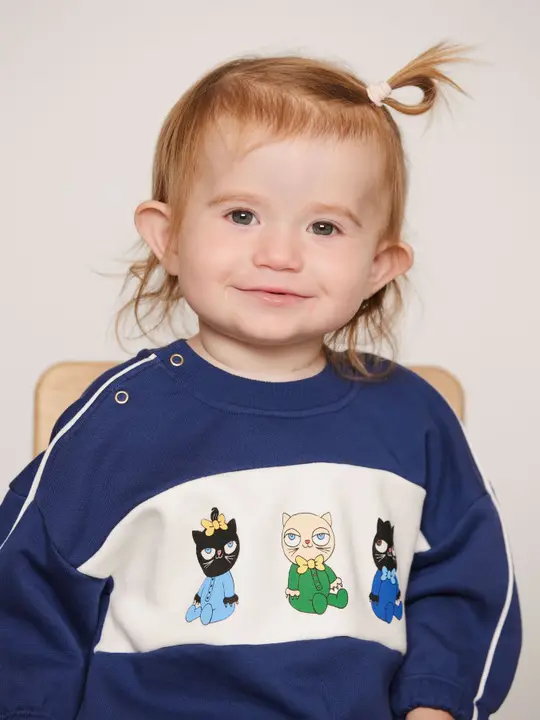 Minibabies Panel Sweatshirt