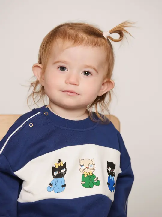 Minibabies Panel Sweatshirt