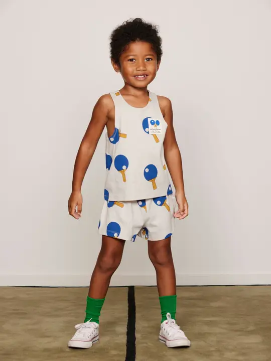 Table Tennis Print Tank Top