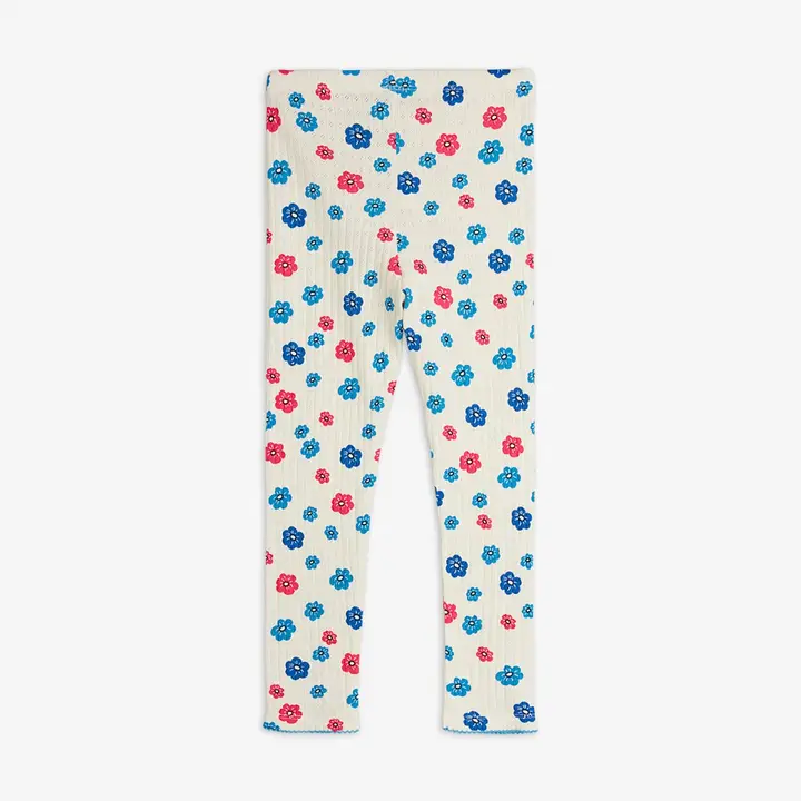 Flowers Pointelle Leggings