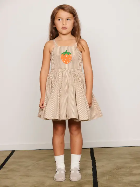 white christmas dresses Oatmeal Ditsy Floral main image 0