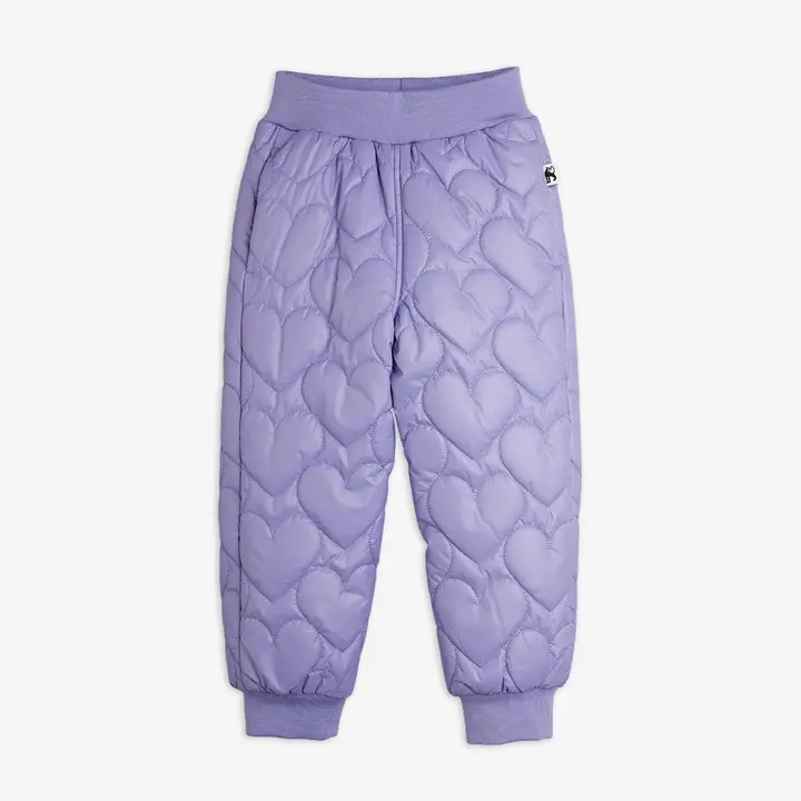 Hearts quilted trousers