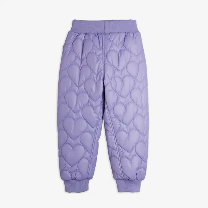 Hearts quilted trousers