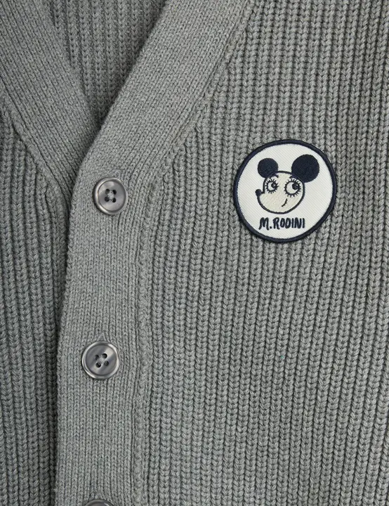 Ritzratz patch knitted cardigan