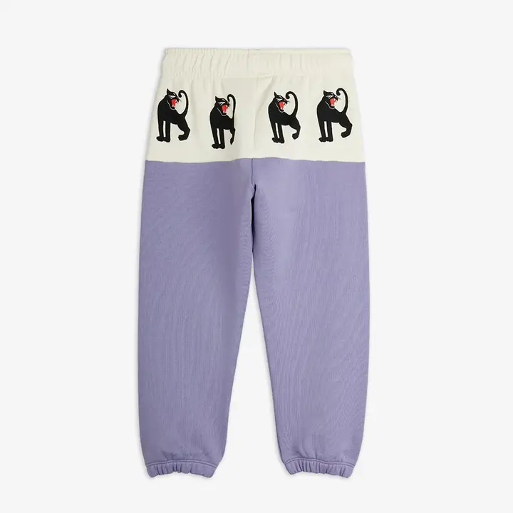 Panther panel sweatpants