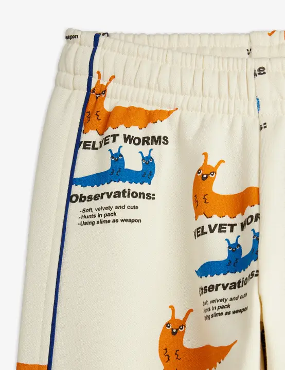 Velvet worms piping sweatpants