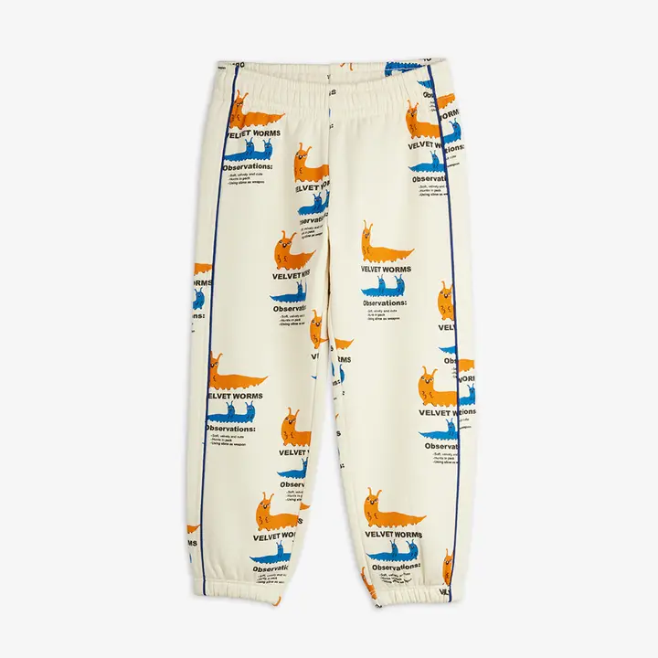 Velvet worms piping sweatpants