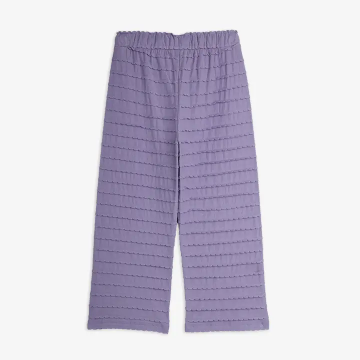 Textured frill trousers