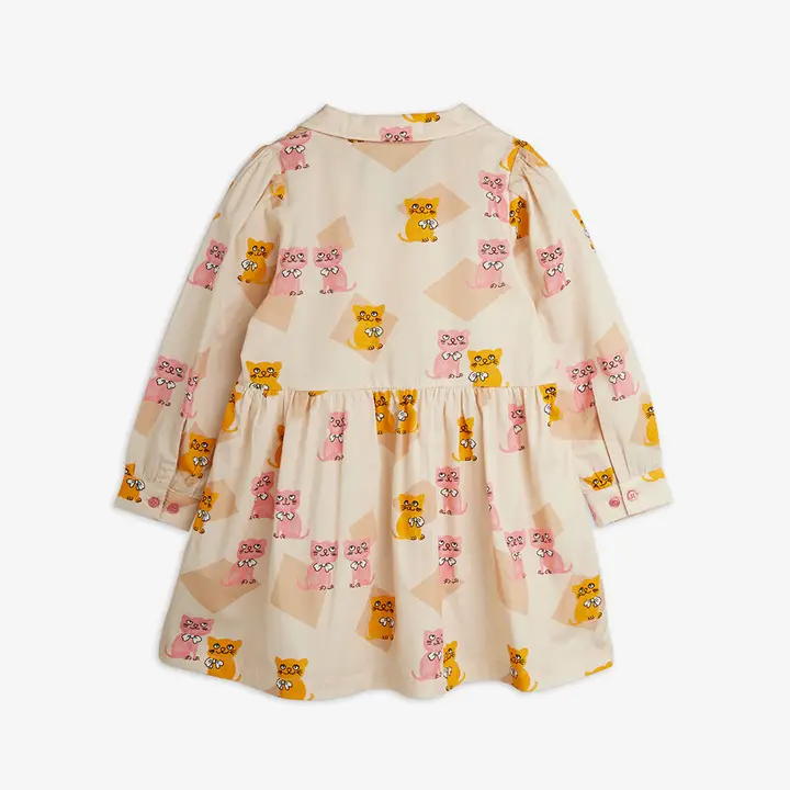 Kittens woven dress