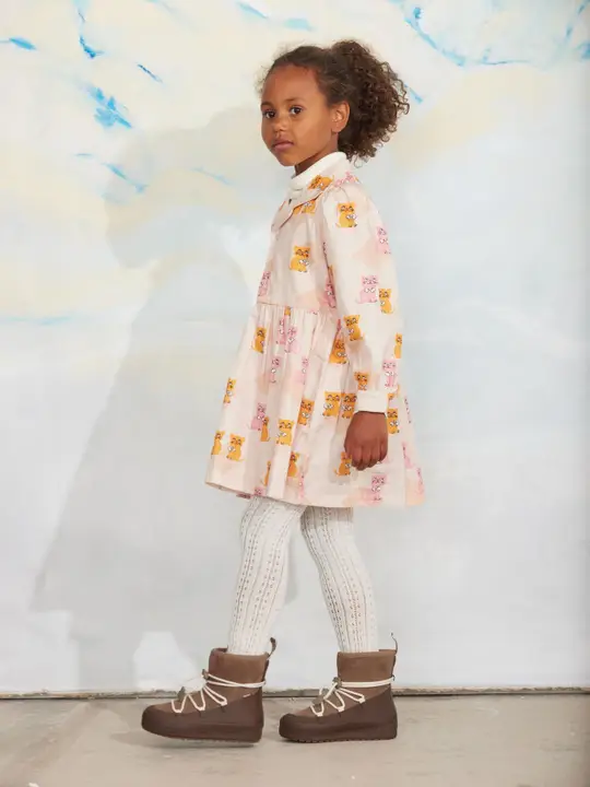 Kittens woven dress