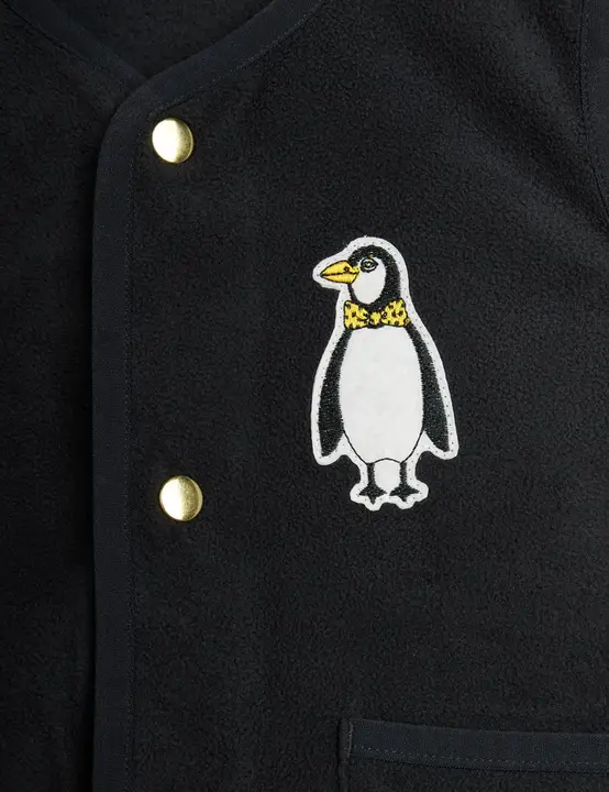 Penguin patch microfleece vest