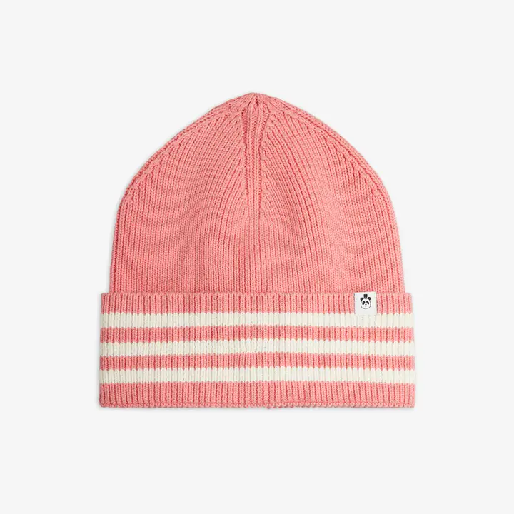 Knitted wool blend beanie