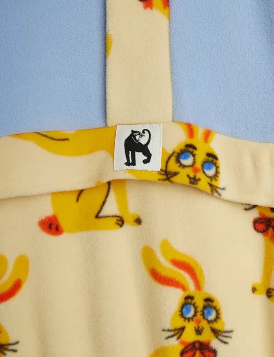 Rabbits fleece half-zip sweater