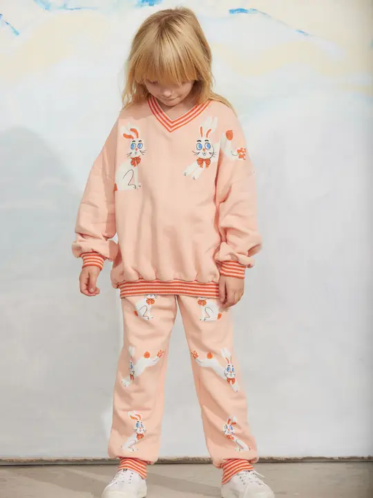 Rabbits print sweatshirt