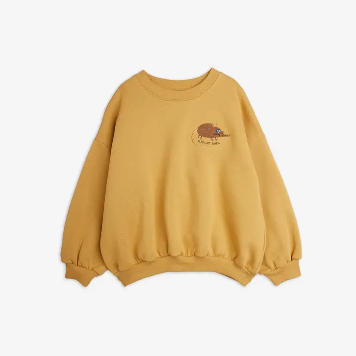 Elephant shrew embroidered sweatshirt