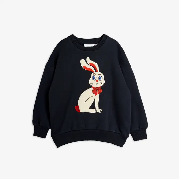 Rabbit appliqué sweatshirt