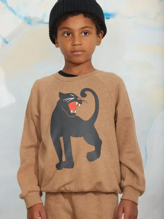 Panther melange sweatshirt
