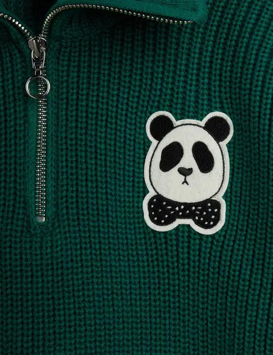 Panda chunky knit sweater