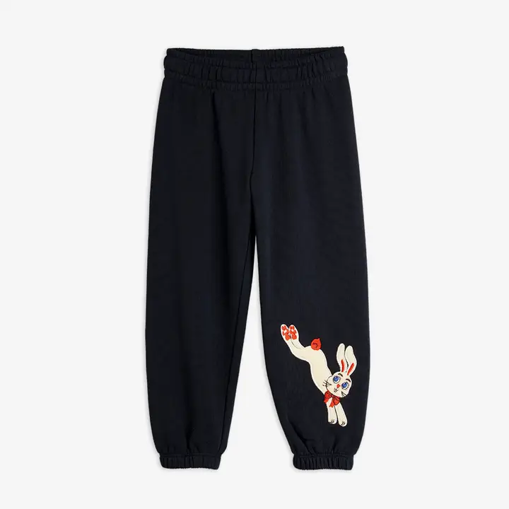 Rabbit appliqué sweatpants