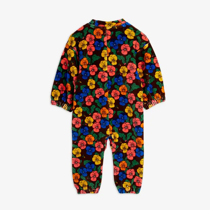 Violas velour baby onesie