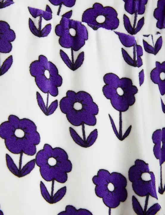 Spaceflower velour byxor