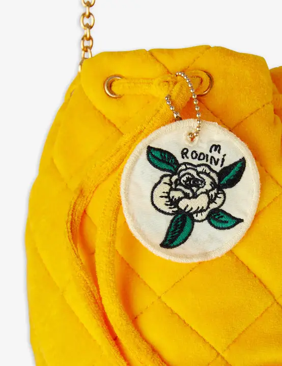 Rose Velvet Bucket Bag