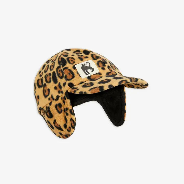 Leopard Fleece Cap