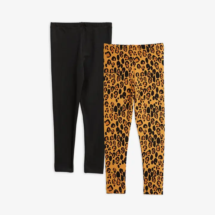 2-pack Basic Leopard Leggings