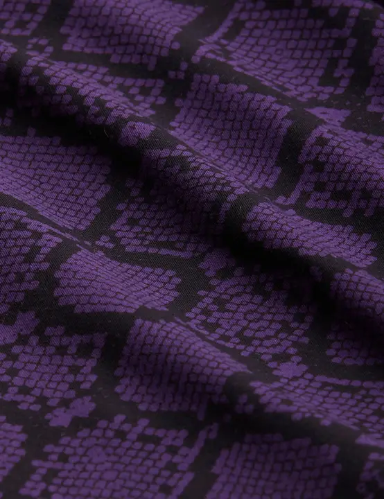 Snakeskin T-shirt Purple