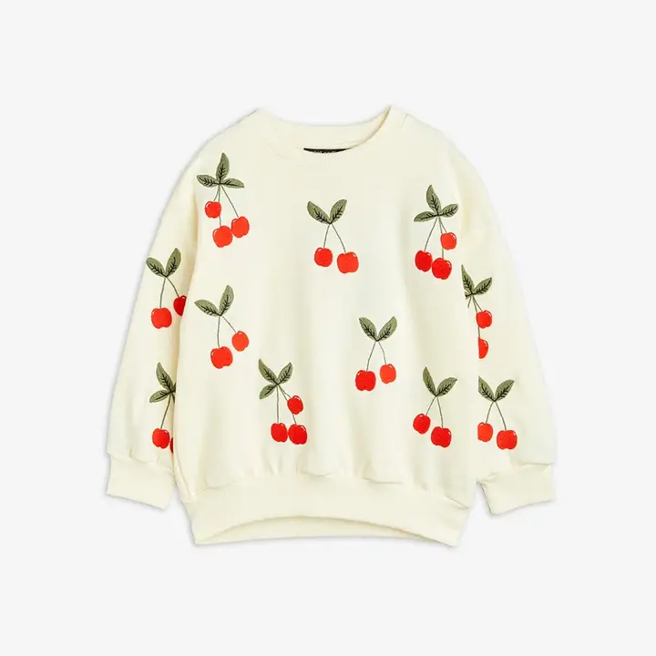 Cherry Embroidered Sweatshirt