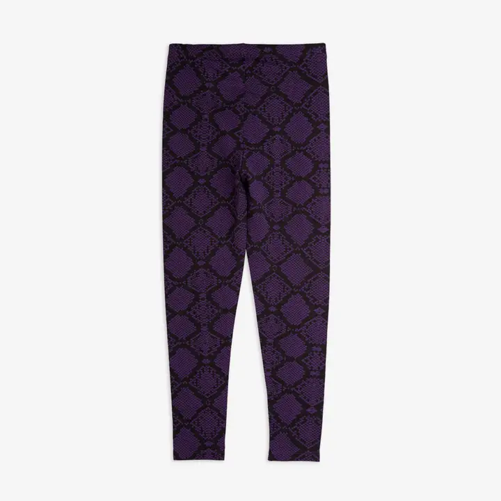 Snakeskin Leggings Purple