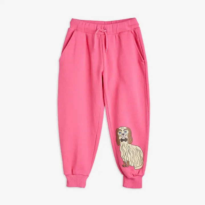 Dashing Dog Sweatpants Black Mini Rodini