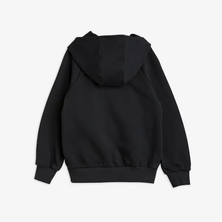 Basic Zip Hoodie Black