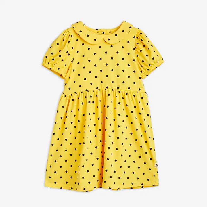 Polka Dot T-Shirt Yellow | Mini Rodini