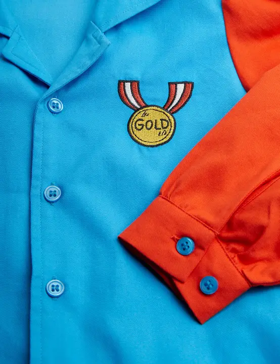 Medal Embroidered Blouse